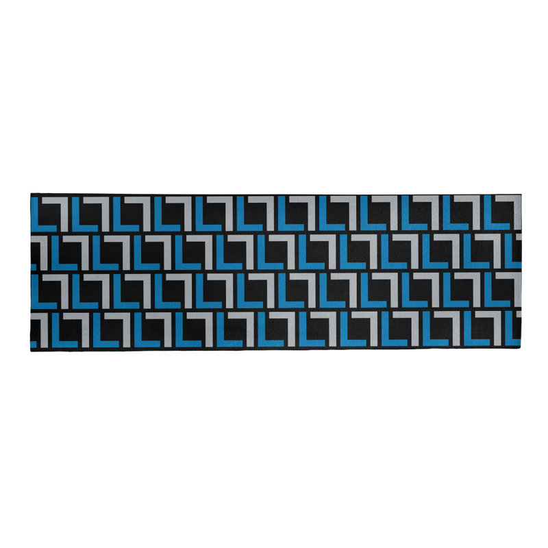 Tapis de couloir noir