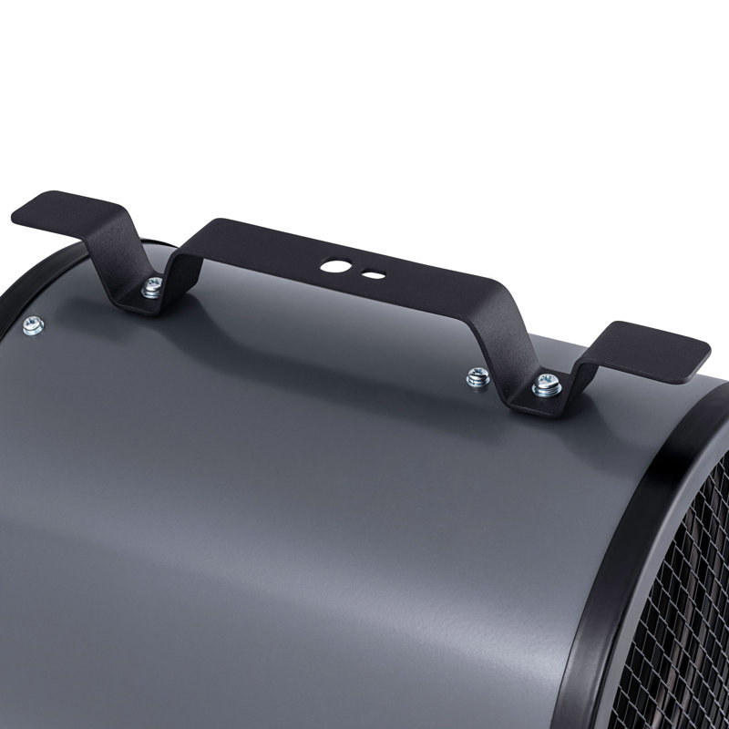 Gray 4800W Electric Garage Heater with Thermostat and Automatic Shut-off