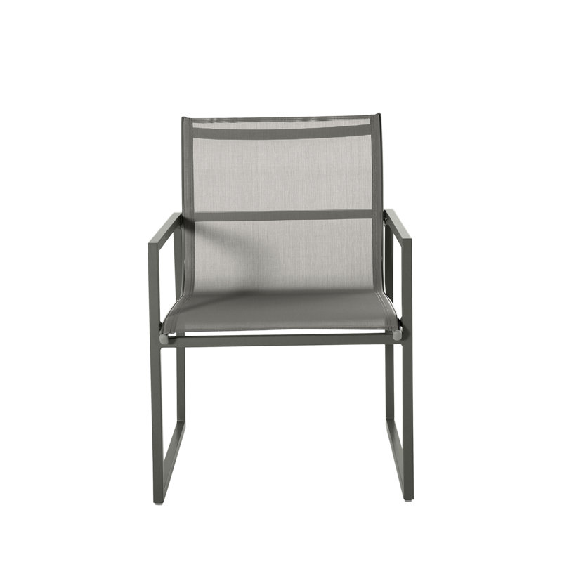 Serenata Sling Arm Chair, Gray