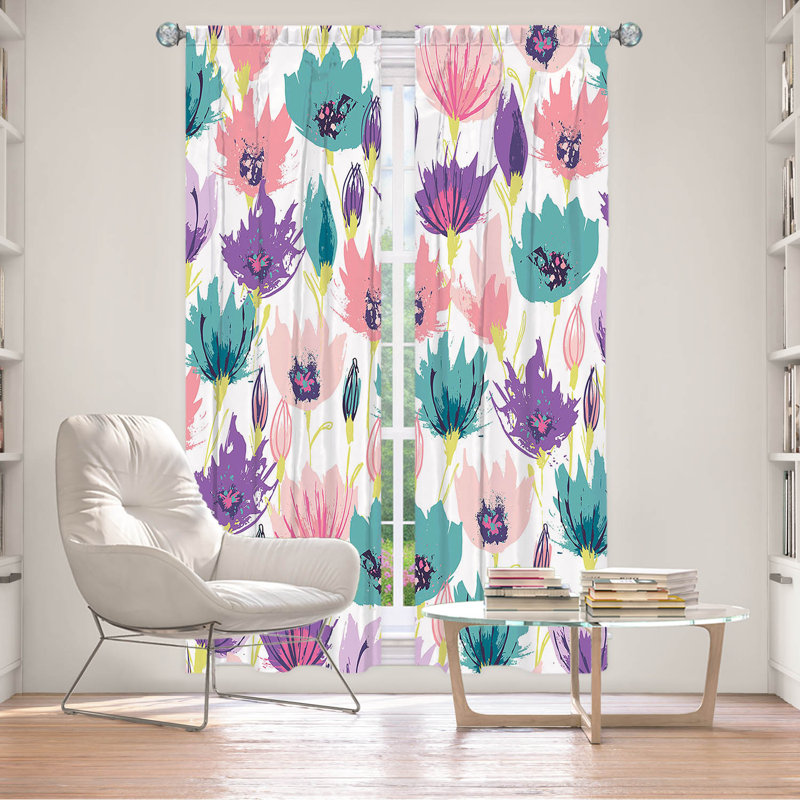 Paire de rideaux obscurcissant en polyester Elkita, L 20 po x L 52 po