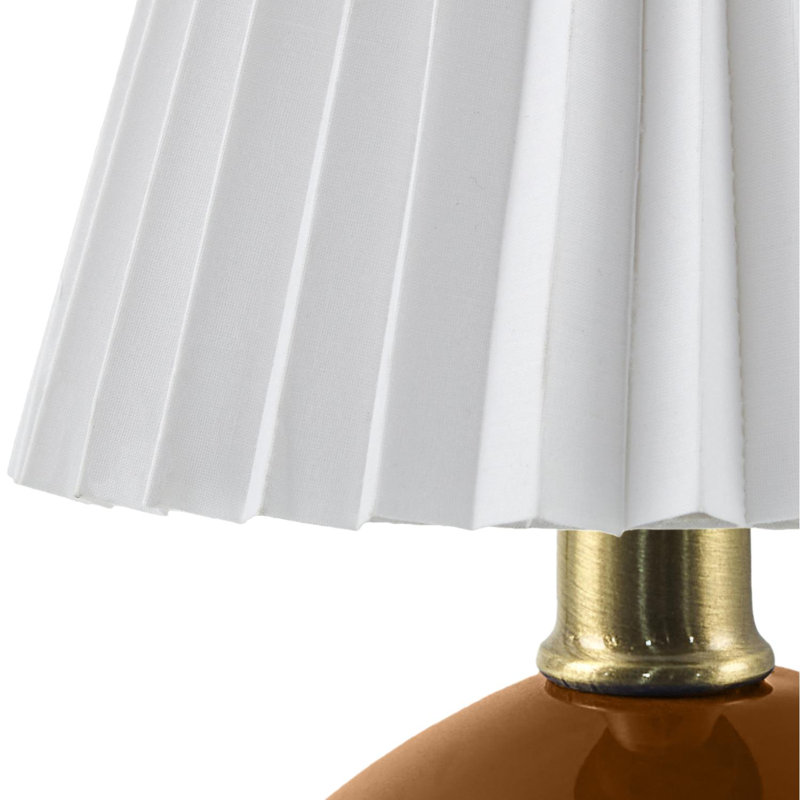 Lampe de table Nelie, Brun