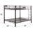 Maida Queen Bunk Bed in Sandy Black