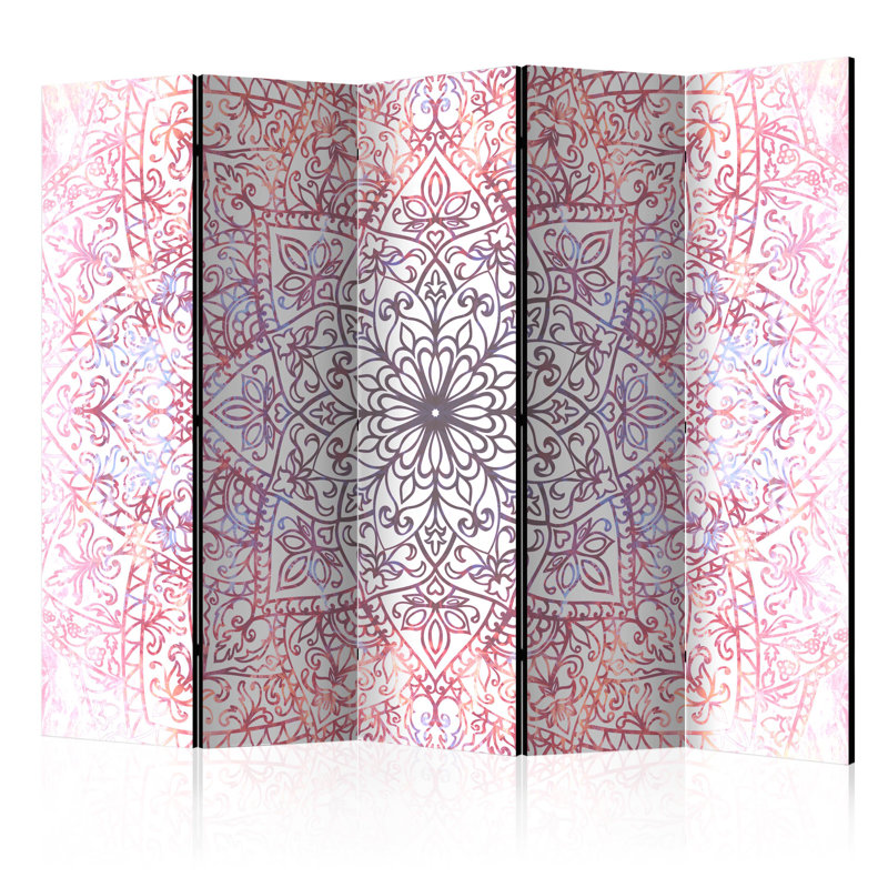 225cm W x 172cm H 5 - Panel  One Sided Room Divider Folding Room Divider
