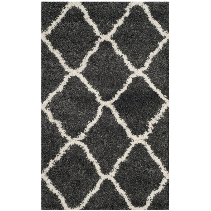 Tapis à poils longs Darrold Hudson, Rectangulaire 3 pi x 5 pi