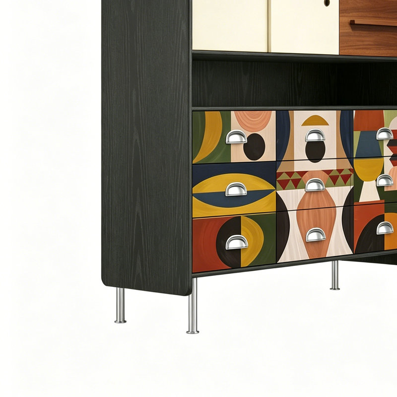 Armoire d'appoint style français rétro