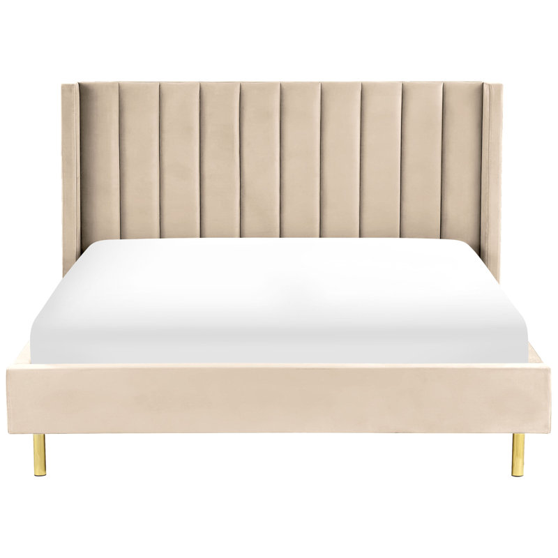 Sadie Upholstered Bed, Super King (6'), Beige