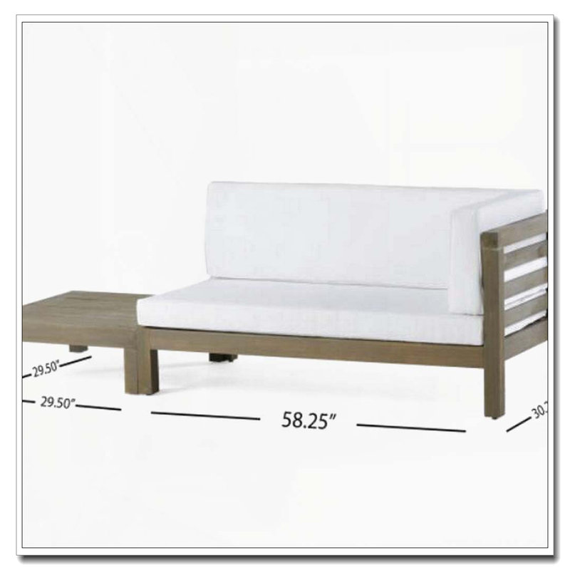 ENSEMBLE BANC ET TABLE DE CAFÉ, Blanc