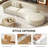 Contemporary Microfiber Sofa With Right Armrest And Larch Wood Frame – Ideal For Living Rooms And Offices-1225649466