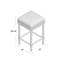 Tabouret 25,5 "Tenley