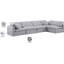 Canapé modulaire en coin 5 pièces Hinami-94482458