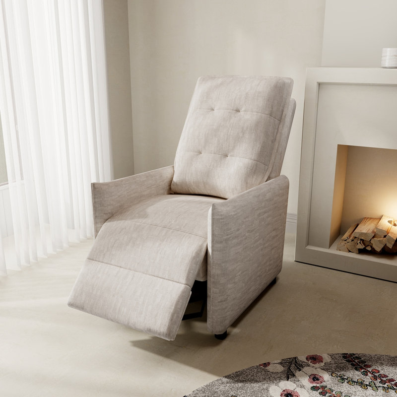 Fauteuil inclinable Chenille, Chenille beige