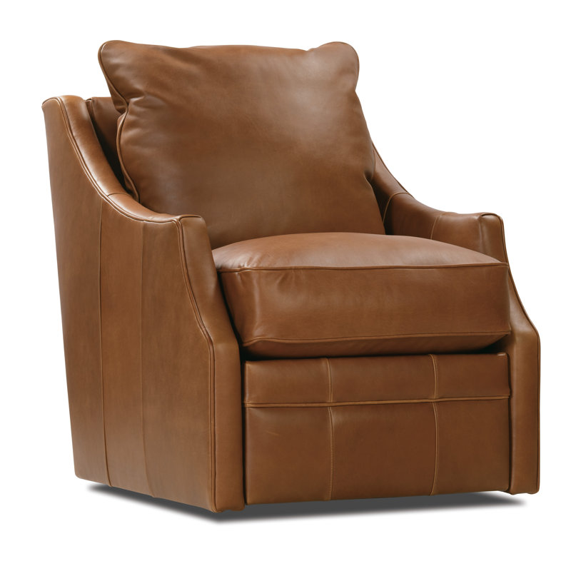 Kori Leather Swivel Recliner