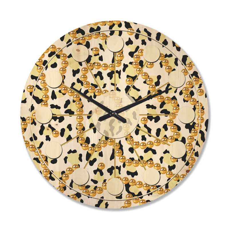 Horloge murale Leopard, Très grand