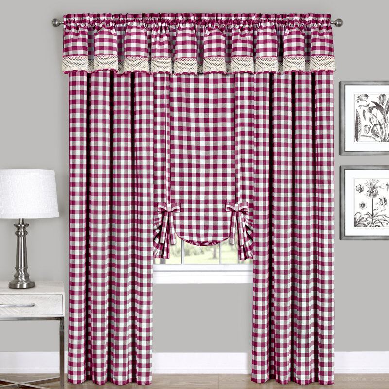 Haylee Semi Sheer Single Curtain Panel, Chocolate, 42" W x 95" L