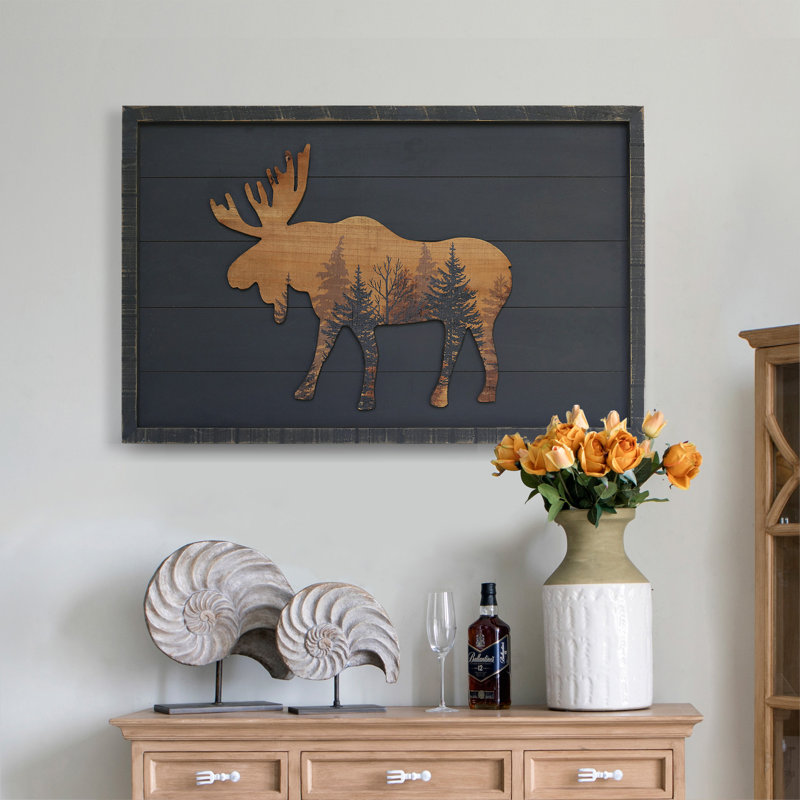 Handmade Rustic Wall Decor, 17.99" H x 28.03" W x 0.83" D