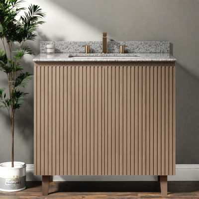 Freestanding Standard With Granite Top