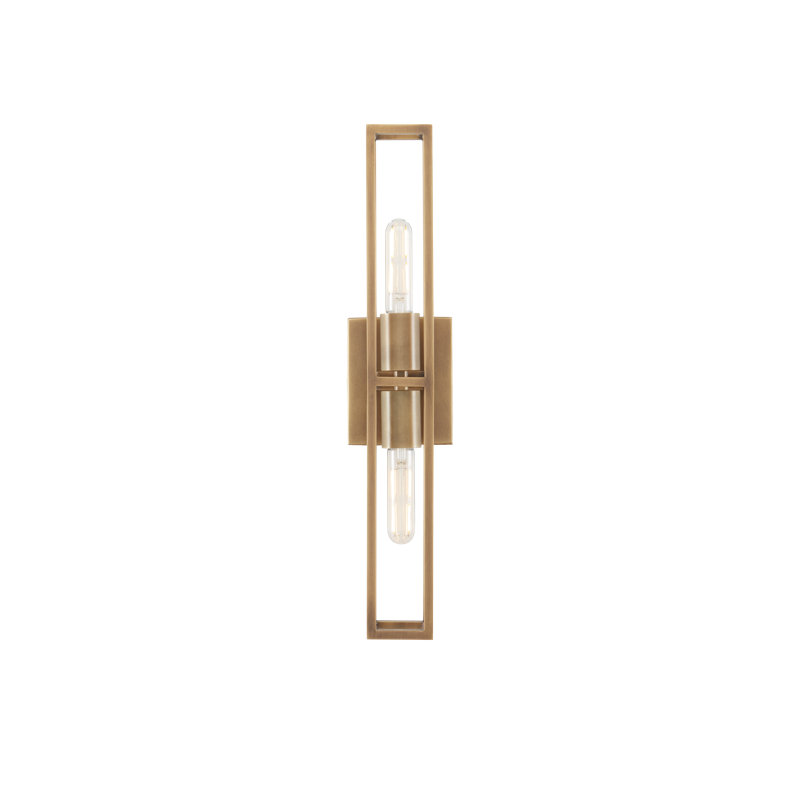 Bergen Armed Sconce, Polished Nickel