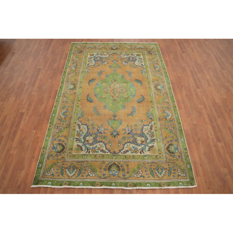 Tapis traditionnel en laine fait à la main 6 x 9