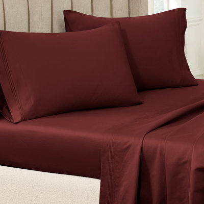 Aldin 650 Thread Count Certified Egyptian Cotton Solid Color Pillowcase Set