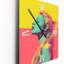 Rétro femme, emblème emblématique de Pop art - Horloge murale rétro-99633983