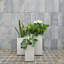 Pot à fleurs Kute Nest Elio Zen Fiberstone - noir tricorne - H 30 po-997449594-997449595