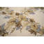 Tapis à tissage plat rétro Aubusson, treillis ivoire 9 pi 0 po x 12 pi 0 po