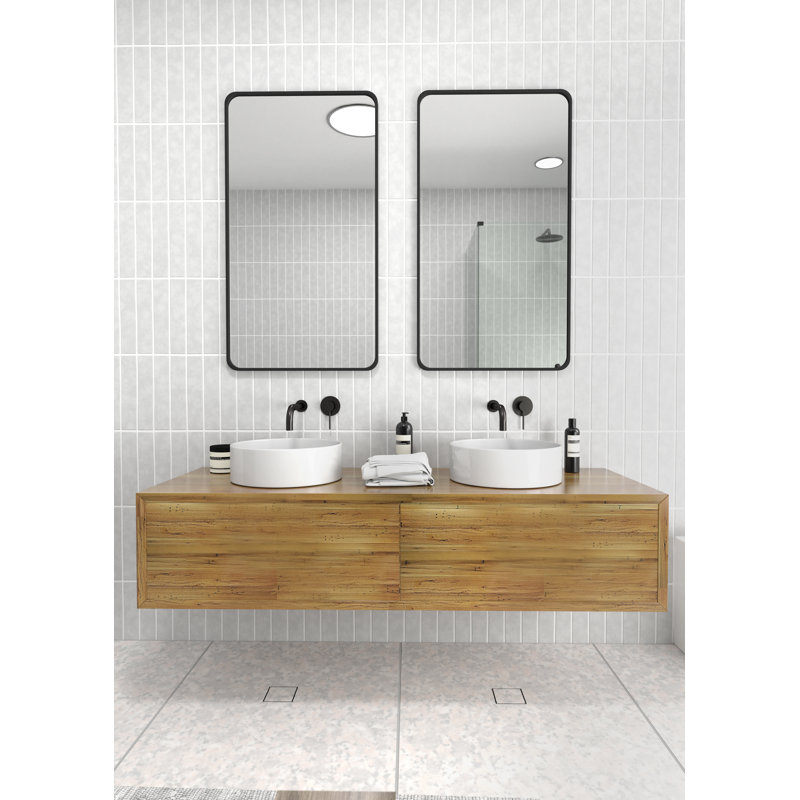 Trinity Metal Mirror, Black