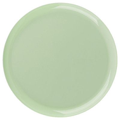 EcoQuality Disposable Round Plastic Plates Edge Collection 20 Guests