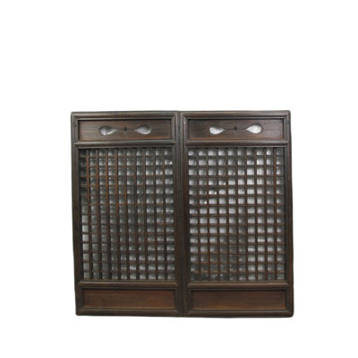Asian Classic Traditional Plants & Flowers Wall Decor on Solid Wood