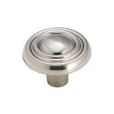 Poignée ronde de 5/4 po de diamètre, Nickel massif