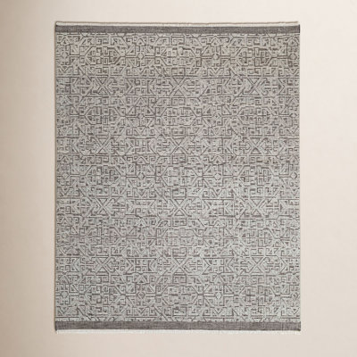 Savelle Natural Hand-Knotted Abstract Rug