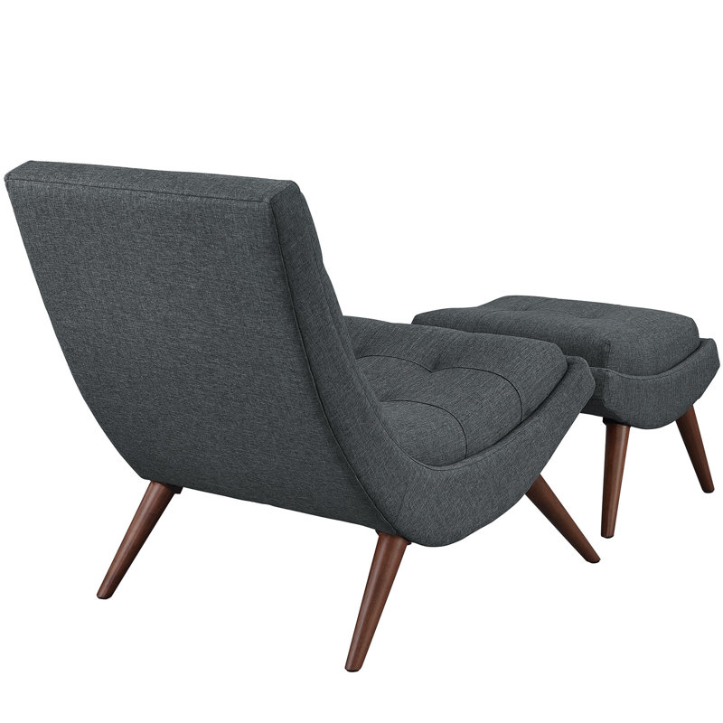 Ensemble de chaise longue Modway, Gris foncé