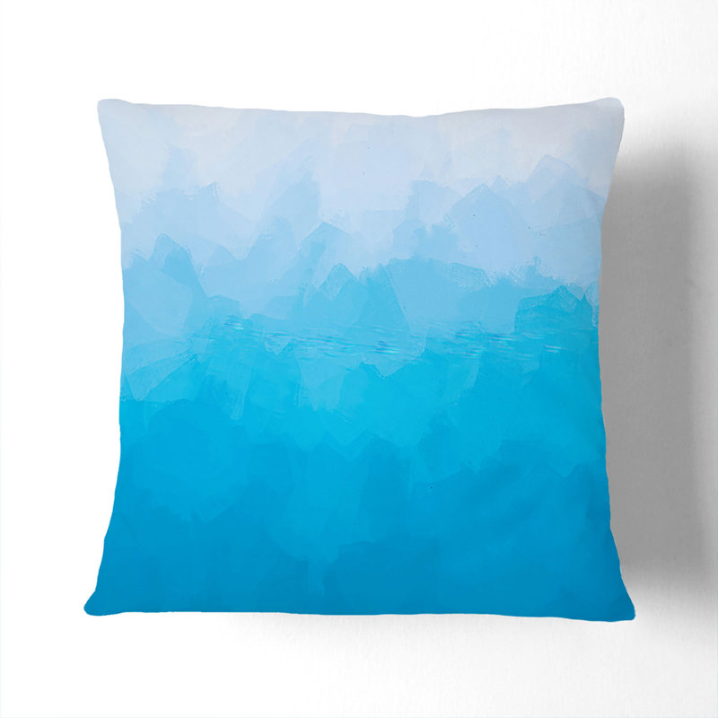 Tranquil Ocean Cushion with Filling, 55cm H x 55cm W x 20cm D