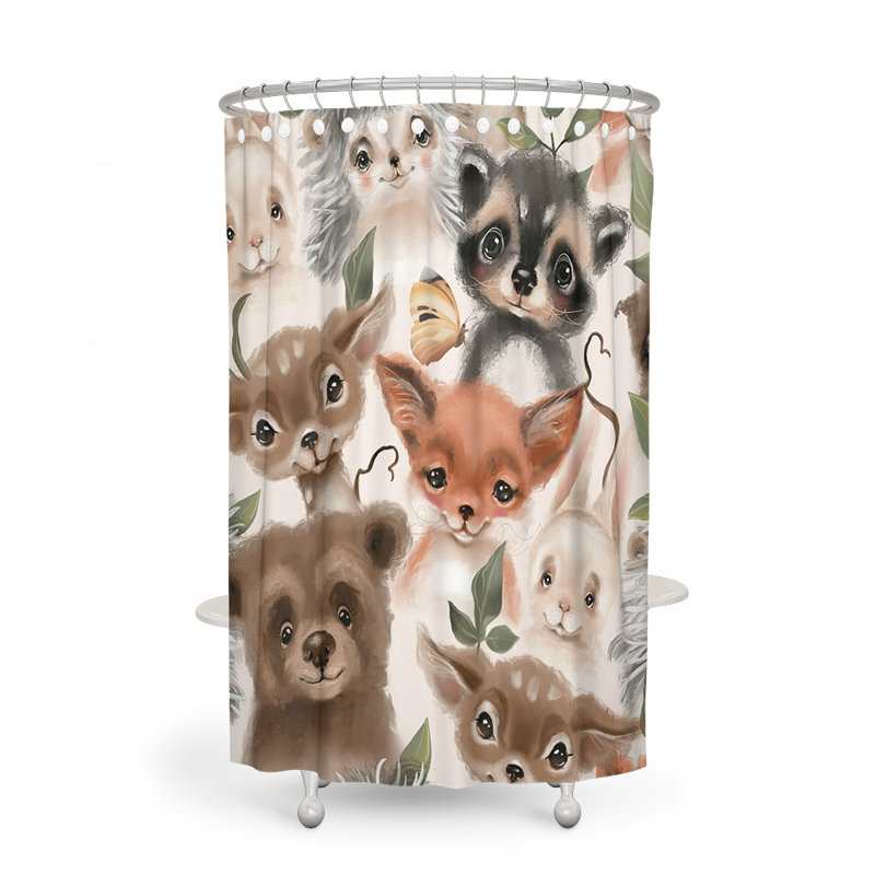 Hartzell Shower Curtain, 72" H x 70" W