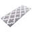 Freida 24x60-inch Cotton Bathroom Rug with Trellis Pattern and Non-Slip Base - Machine Washable-2038635431