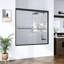 Porte de douche coulissante double semi-sans cadre-127317909