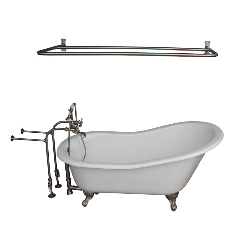 Baignoire de trempage à pattes 61" x 31" moulée en fonte Griffin