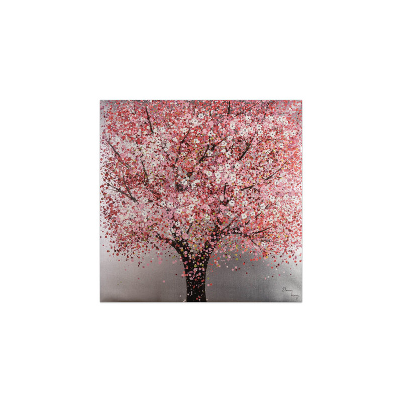 Hand -painted Cherry Blossom Magic Acrylic Painting