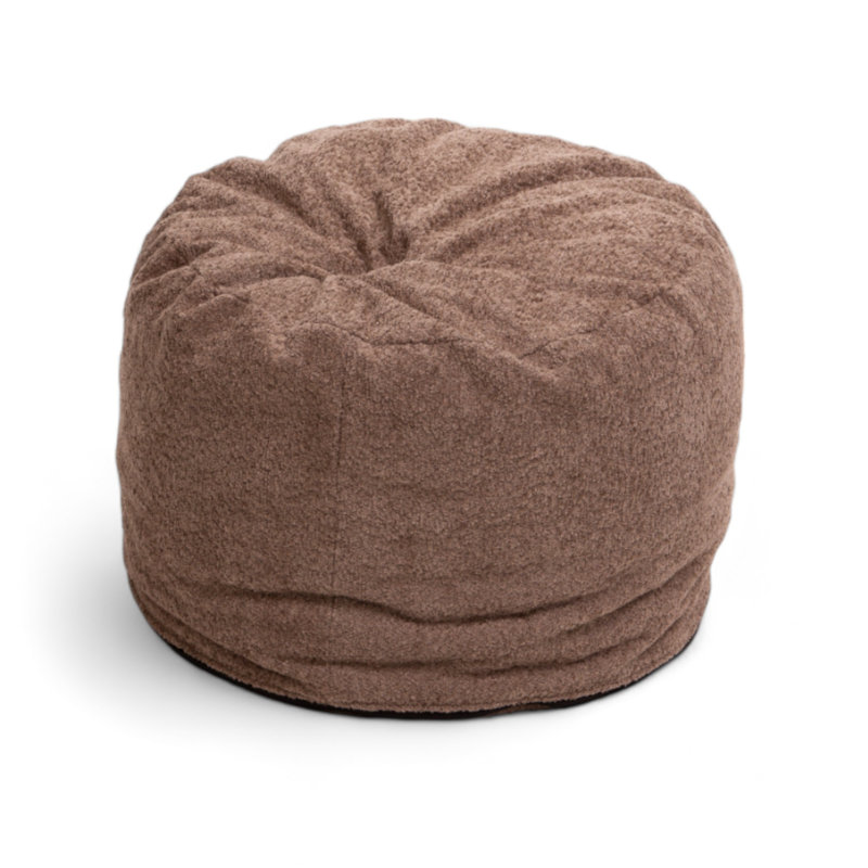  | Tabouret 2 pieds | Rembourrage en mousse - housse amovible lavable, Cafe
