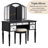 Makeup Vanity Table Set