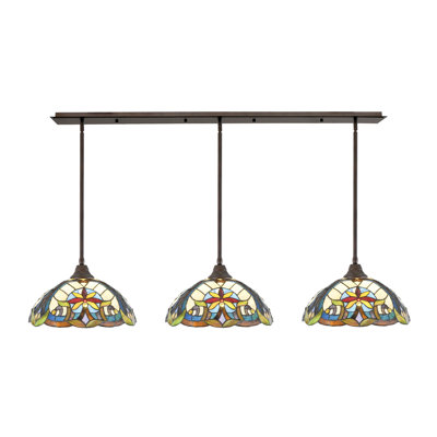 Luminaire suspendu linéaire 3 lumières 3 lumières