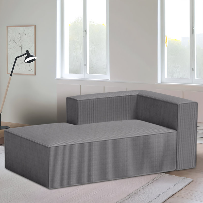 Hershberger-Canapé-chaise-gris-5/5, Gris