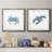 " Bubbly Blue Crab " 2 - Pieces