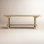 78" Distressed Oak Console Table
