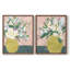 Arrangement à motifs I - impression encadrée de qualité supérieure - prête à être accrochée - aucun clou requis - aucun clou requis-1745300816-1745300818