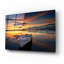 Art mural en verre Breakwater Bay «Nonesuch Sunset» par Rick Berk-1410333624