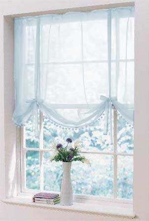 Kallaroo Sheer Single Panel, Duck Egg 100% Polyester