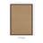 Nannette Handmade Dark Beige Berber with Brown Cotton Border Made in the USA Area Rug-2063576436