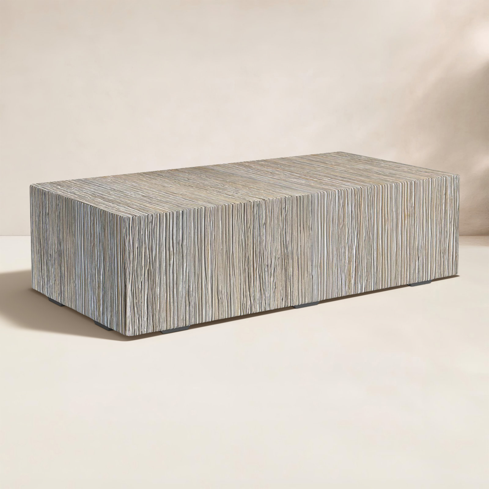 Doel 59.84'' Concrete Outdoor Coffee Table