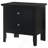 Stylish Transitional Black Nightstand-1326553379